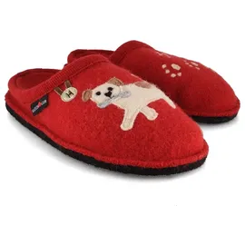 HAFLINGER Flair Fido Pantoffeln Rot 41