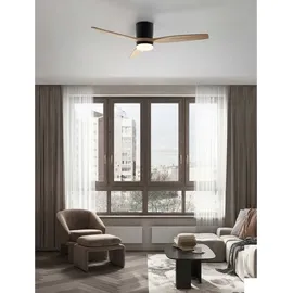 Nova Luce Aloa 132 cm Deckenventilator Schwarz