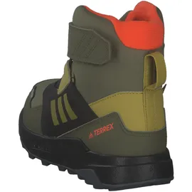 Adidas Terrex Trailmaker High Cold.RDY Hiking Shoes Wanderschuhe, Focus Olive/Pulse Olive/Orange, 33 EU