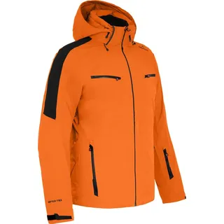 Bergson Regenjacke MEELS Light Herren Skijacke & Outdoorjacke, unwattiert, voll elastisch, 20000 mm orange kurz | 24