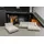 KAWOLA Drehsessel VIVIEN Cord 80 x 80 x 100 cm Beige drehbar