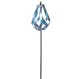 Trendline Gartenstecker Windrad 140 cm Blau