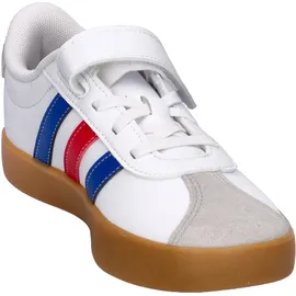 adidas VL Court 3.0 Shoes, FTWR White/Team royal Blue/Better Scarlet, 32 EU