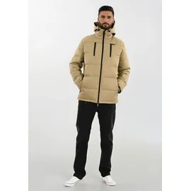 Arctic Seven Winterjacke "ASHuysk", Herren, Gr. 3XL, beige, Obermaterial: 100% Polyester. Futter: 100% Polyester. Wattierung: 100% Polyester. Ärmelfutter: 100% Polyester, Jacken Winterjacke, aus wasserabweisendem Obermaterial