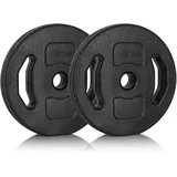 Ultrasport Hantelscheiben-Set, Hantel Gewicht Set für Kurzhantel Langhantel (20 Kg)