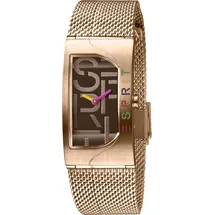 Esprit Houston Bold ES1L046M0065 Damenarmbanduhr - Goldfarben/Braun