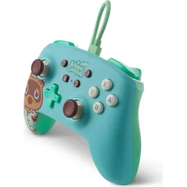 PowerA Enhanced Wired Controller Animal Crossing Tom Nook Switch