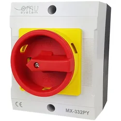 Hauptschalter 32A Reparaturschalter MX-332PY Gehäuse Lasttrennschalter XBS