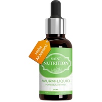 Saint Nutrition® Wurm+ Liquid Vegan, Flüssige Wurmkur & natürliche Entwurmung - besonders zu empfehlen für den Hund und die Katze - für Katzen und Hunde - 50ml