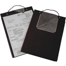 Eichner 10 Auftragsmappe Edge mit Schlüsselfach, schwarz, Kunststoff