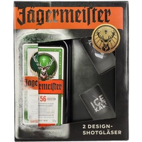 Jägermeister 35% Vol. 0,7l in Geschenkbox mit 2 Shotgläser