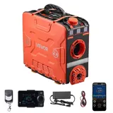 Dieselheizung 5-8kw Dc 12 V Tragbarer All In One Diesel-lufterhitzer Mit Bluetooth-app-steuerung, Fernbedienung & Lcd-bildschirm, 4,5 L Kraftstofftank Für Fahrzeuge Transporter Wohnmobile