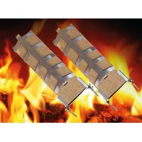 2x Holzplatten Flammlachsbretter+Halterung Flammlachsbrett Flammlachs-Brett  NEU