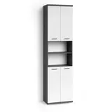 byLIVING Nebraska Breite 50 cm Badezimmerschrank mit Metallgriffen, viel Stauraum