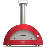 Alfa Forni MODERNO 5 Pizze Holz Antique Red