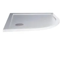 Idralite DUSCHWANNE WEISS STEIN-EFFEKT SLIM H4 DUSCHTASSE 80x80 cm