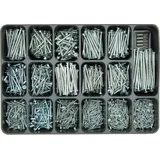 E-NORMpro Montagekoffer 50 E-Jet Senkkopf verzinkt blau