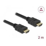 DeLOCK High Speed 4K HDMI 2.0 Kabel mit Ethernet Stecker/Stecker 2m (84714)