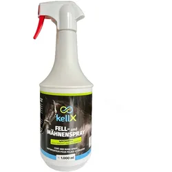 kellX Fell und Mähnenspray mit ApfelSanddorn Duft 1 Liter