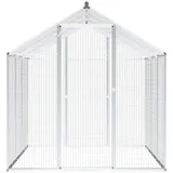 vidaXL Außenvoliere Aluminium 183x178x194 cm