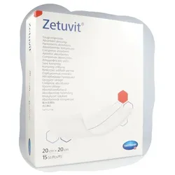 Zetuvit Saugkompressen steril 20x20 cm