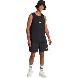 adidas Herren Essentials Small Logo Tanktop JE8986 - black/white M