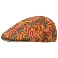 Kangol Flat Cap (1-St) Schirmmütze mit Schirm orange S (54-55 cm)