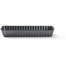 De Buyer Geriffelte rechteckige Tortenform mit abnehmbaren Boden 20 x 8 x 2,7 cm