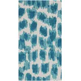 lola&moi Teppich, Summer Blue Blau, 80x150cm
