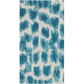 lola&moi Teppich, Summer Blue Blau, 80x150cm