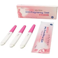 Safecare Bio-Tech Schwangerschaftstest Frühtest 25 miu/ml Ultra Empfindlich HCG Midstream Urin, 1 Messparameter, Testkasette, 10-tlg., Urinprobe, Schnelle Ergebnisanzeige, Qualitätstest, Zertifiziertes Marke