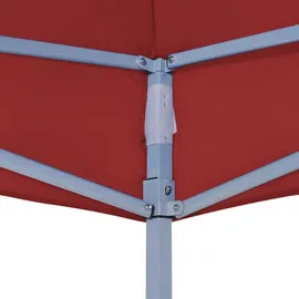 vidaXL Partyzelt-Dach 4,5x3 m Burgunderrot