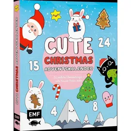 Edition Michael Fischer Mein Kawaii-Adventskalender-Buch: Cute Christmas