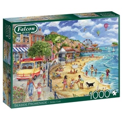 Falcon Puzzle 11264 Debbie Cook Strandpromenade, 1000 Puzzleteile bunt