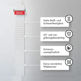 BAUHELD 6m Rollladengurt 23mm Weiß
