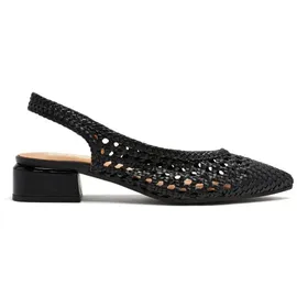 Gioseppo Fikove, geflochtene Ballerinas aus Leder, Schwarz, für Damen, Schwarz, 37 EU