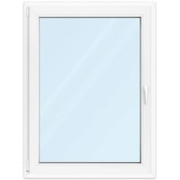 Fenster 90x120 cm, Kunststoff Profil aluplast IDEAL® 4000, Weiß, 900x1200 mm, einteilig festverglast, 2-fach Verglasung, individuell konfigurieren