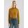 QS Geripptes Langarmshirt Gelb XXL