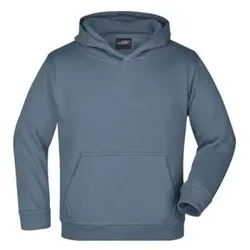 Kinder Kapuzensweatshirt JN047K, carbon, Größe M - carbon - M