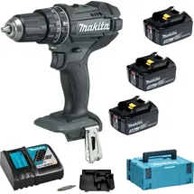 Makita DHP482F3JB inkl. 3 x 3,0 Ah + Ladegerät + Makpac