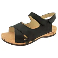woody Damen Gloria Clog Sandale, Nero, 36 EU