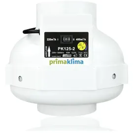 Prima Klima II Speed Radial Ventilator 125mm, 220-400m3/h