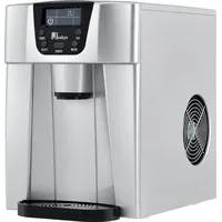 Juskys Eiswürfelmaschine PIM200L – 2 Eiswürfelgrößen, Timer – Elektrischer