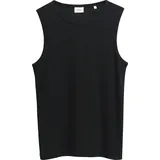 s.Oliver Slim Fit Tank Top aus Baumwollmix mit Crew Neck - schwarz - L