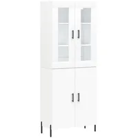 VidaXL Highboard Weiß 69,5x34x180 cm Holzwerkstoff
