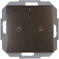 Kopp Paris Jalousieschalter, IP 20, palisander-braun, 250V~, 651526085