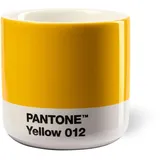 Copenhagen Design PANTONE Porzellan Macchiato Thermobecher, Yellow 012 C