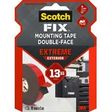 Scotch Montageband für den Außenbereich – 1 Rolle (19 mm x 5 m) – Extra stark, wetterfest & temperaturbeständig – Hält bis zu 13 kg – Kein Bohren nötig