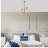 Opviq Kronleuchter METAL BODY,Size: 55 x 55 x 73 cm G2513 goldfarben