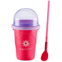 Bandai Namco Entertainment BANDAI CHILLFACTOR CO07953 Fuchsia, Küchenspielzeug, Slush-Maschine mit wiederverwendbarem Becher und Strohhalm, Familienspielzeug
